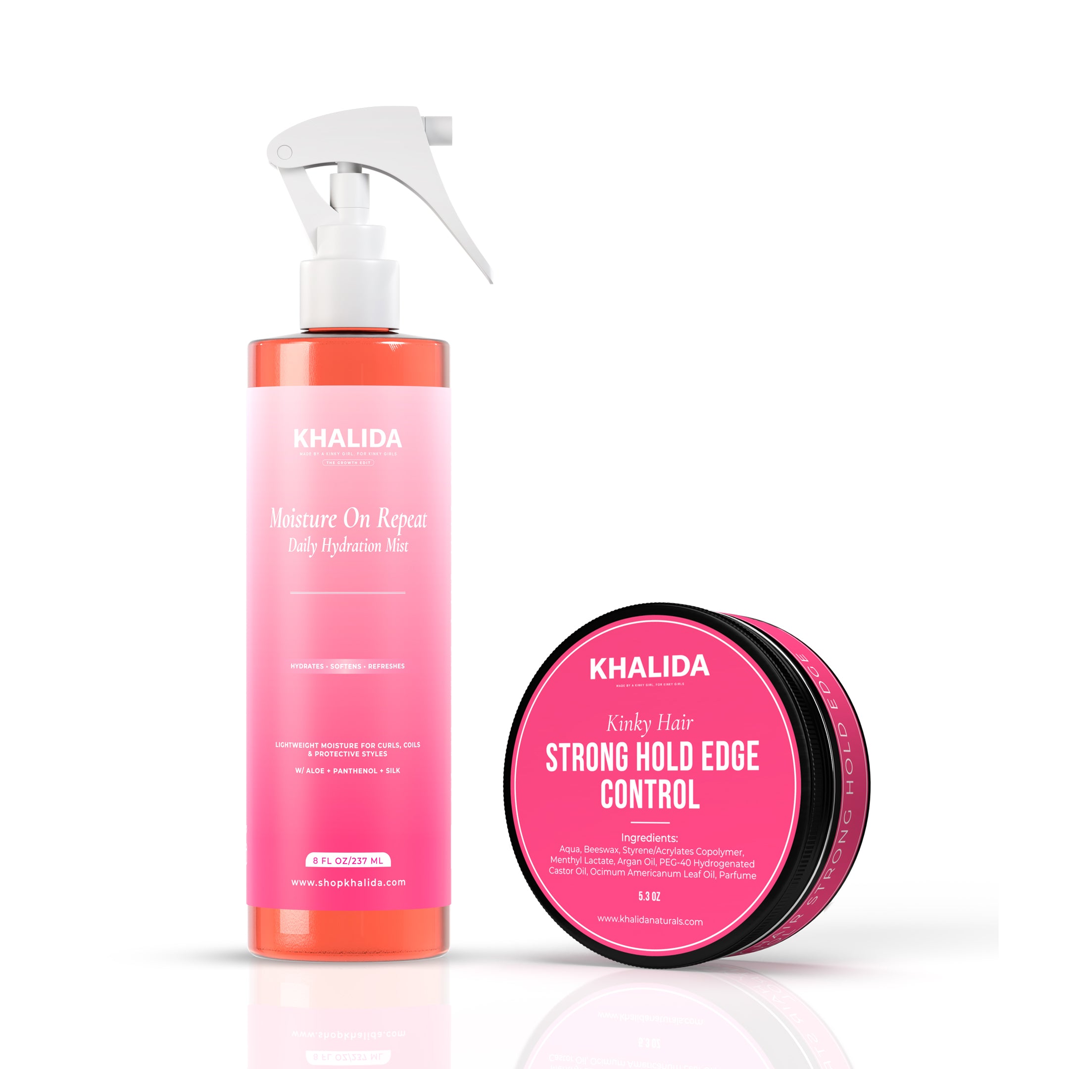 Kinky Hair Strong Hold Edge Control KhalidaNaturals