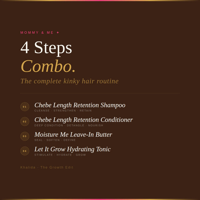 4 Steps Combo- MOMMY & ME KhalidaNaturals