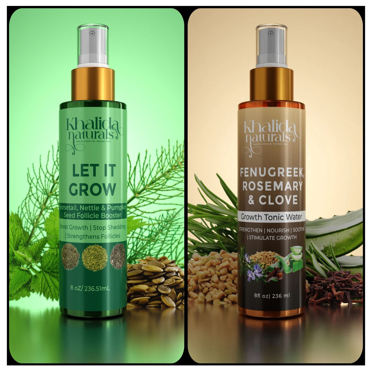 Follicle Fix Duo( Locks & Braids) KhalidaNaturals