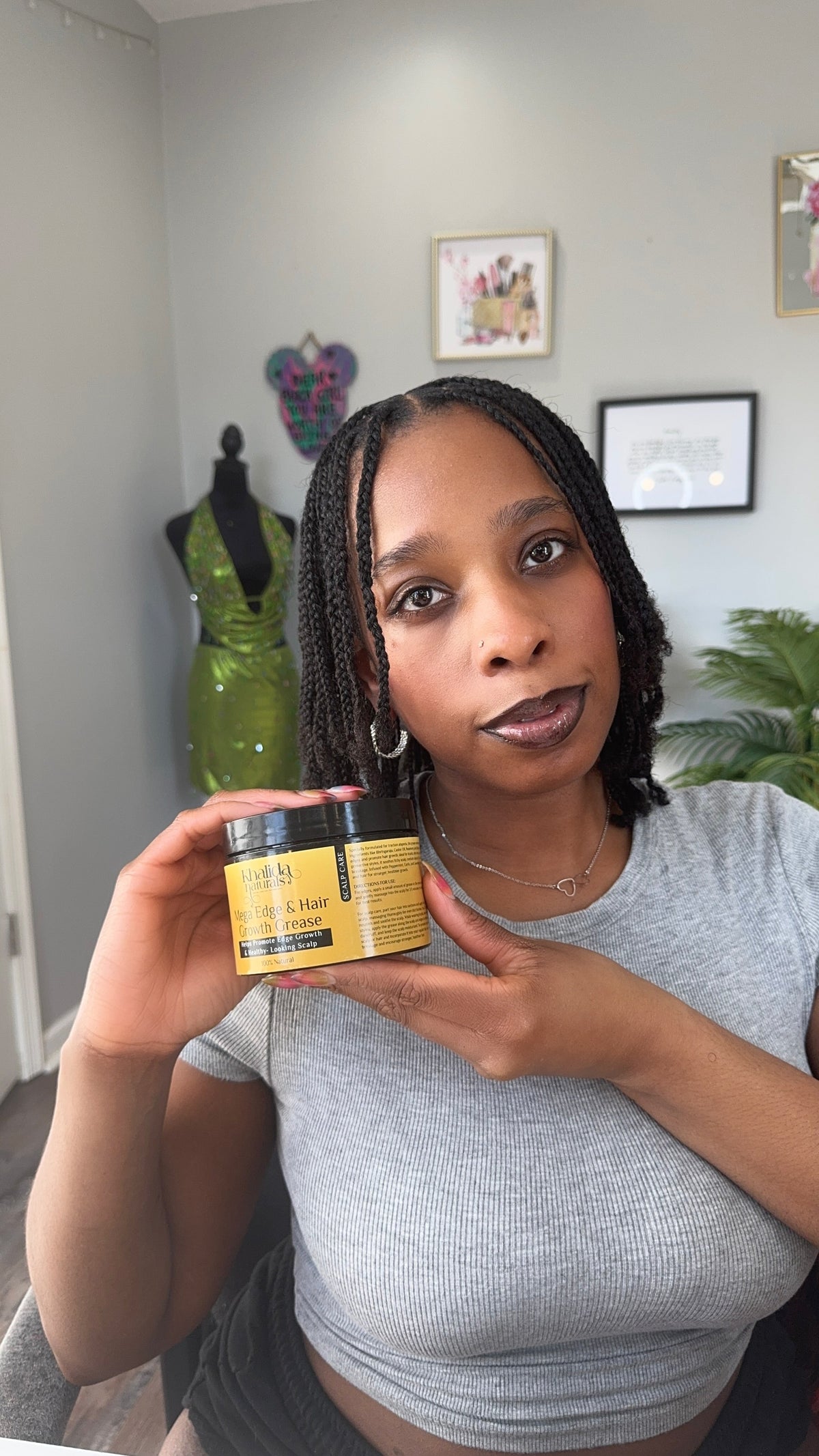 Mega Edge & Hair Growth Grease KhalidaNaturals