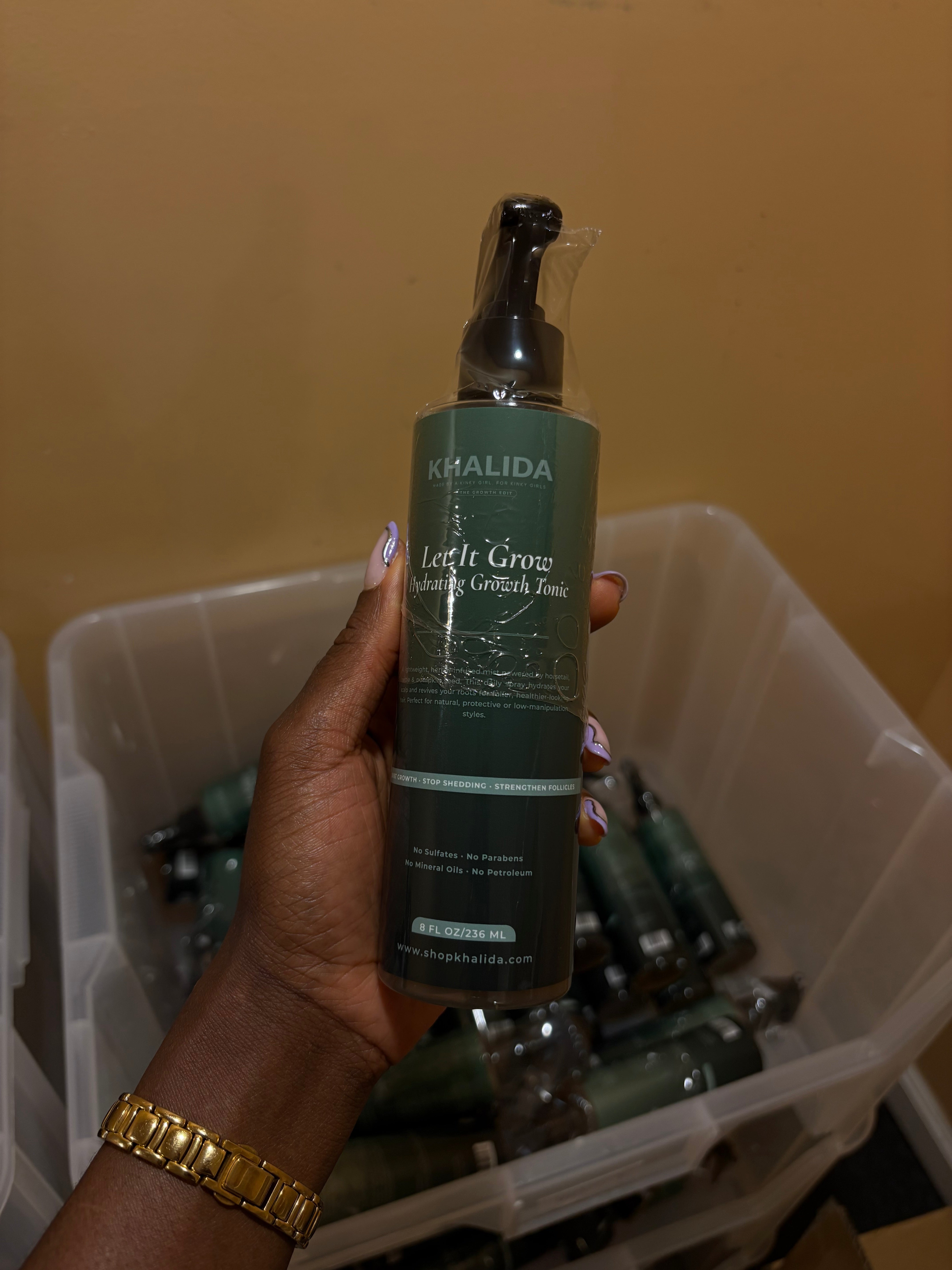 LET IT GROW Hydrating Tonic KhalidaNaturals