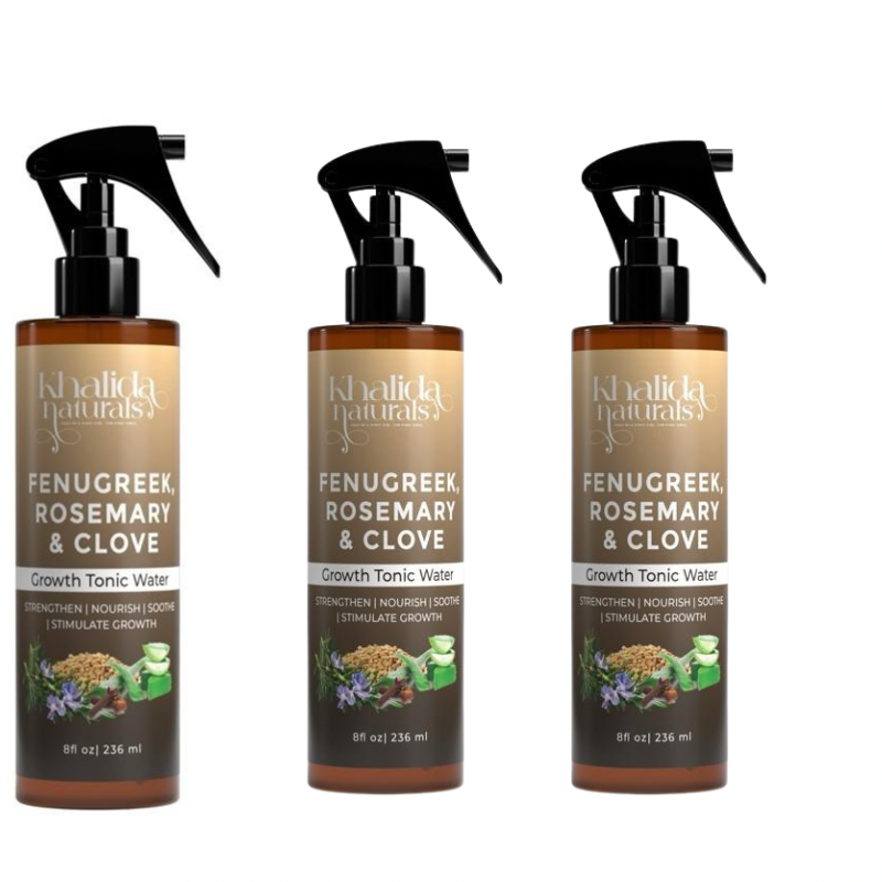 Fenugreek, Rosemary & Clove Growth Tonic KhalidaNaturals