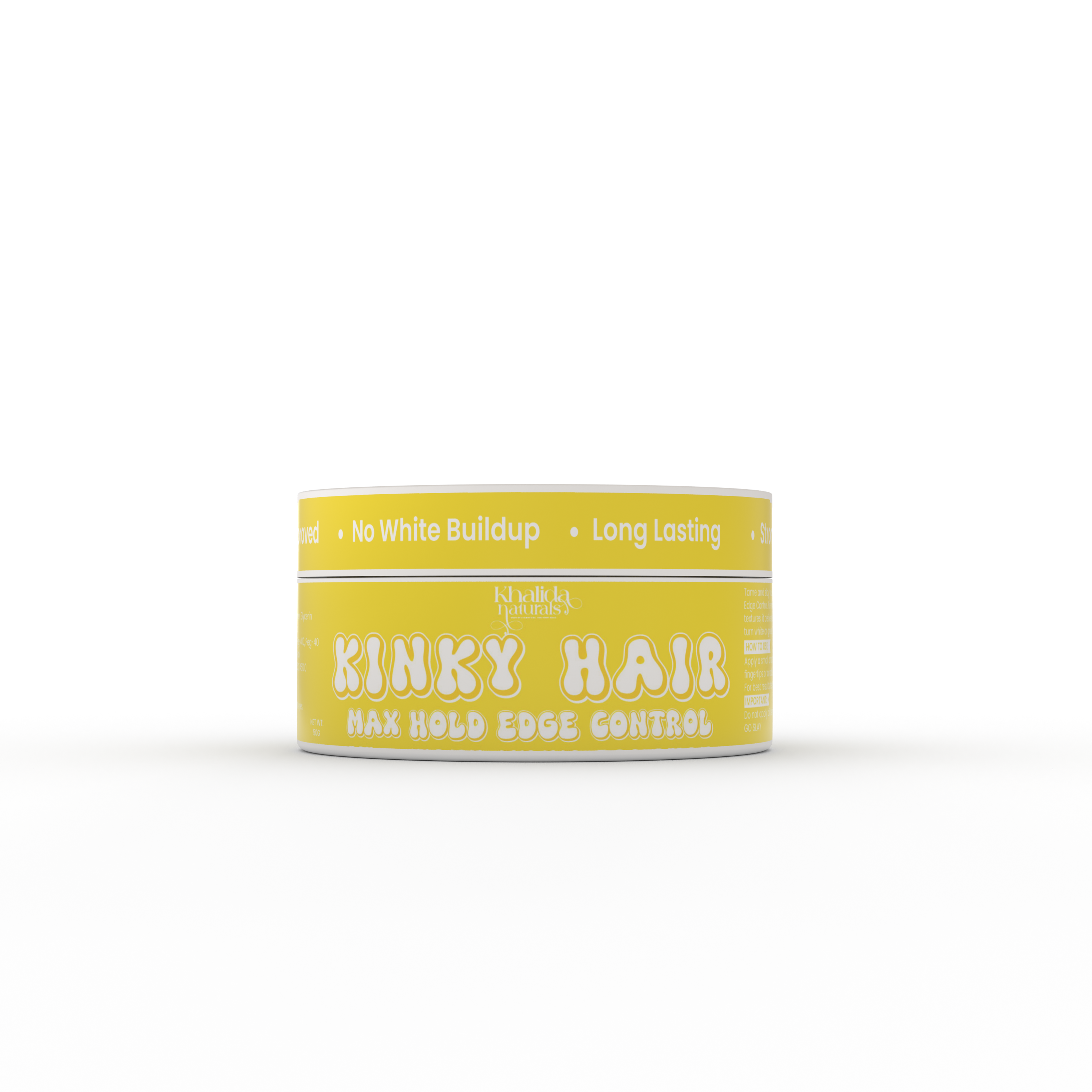 KINKY HAIR- Max Hold Edge Control KhalidaNaturals