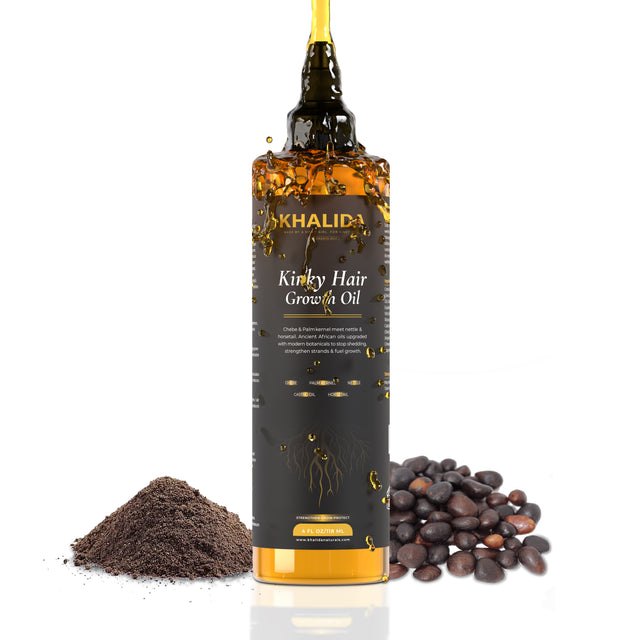 Kinky Hair Growth Oil KhalidaNaturals