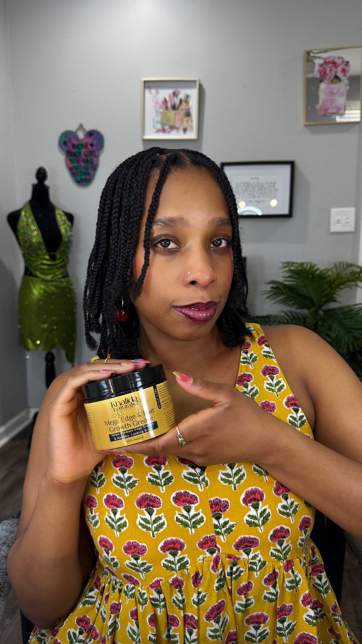 Mega Edge & Hair Growth Grease KhalidaNaturals