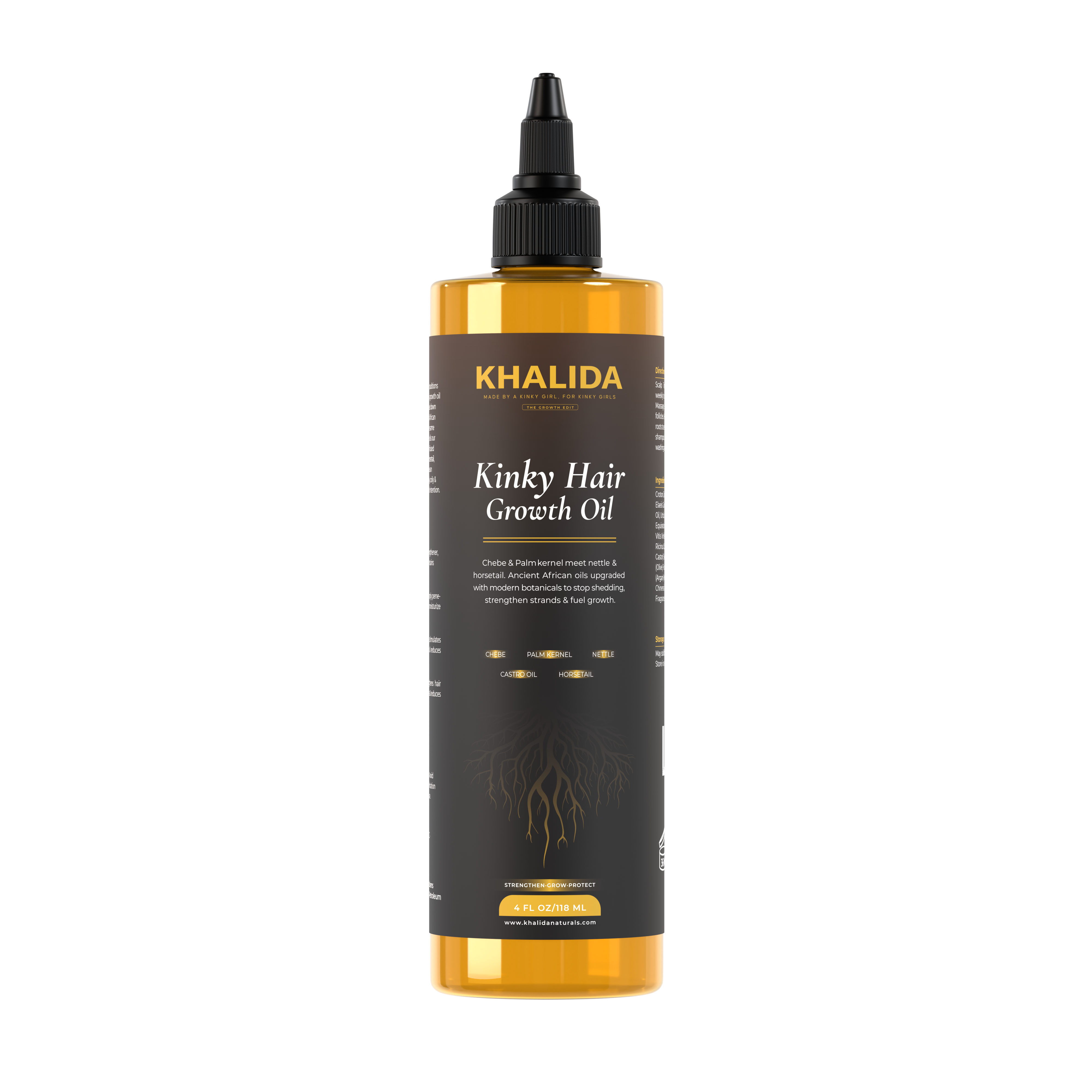 Kinky Hair Growth Oil KhalidaNaturals