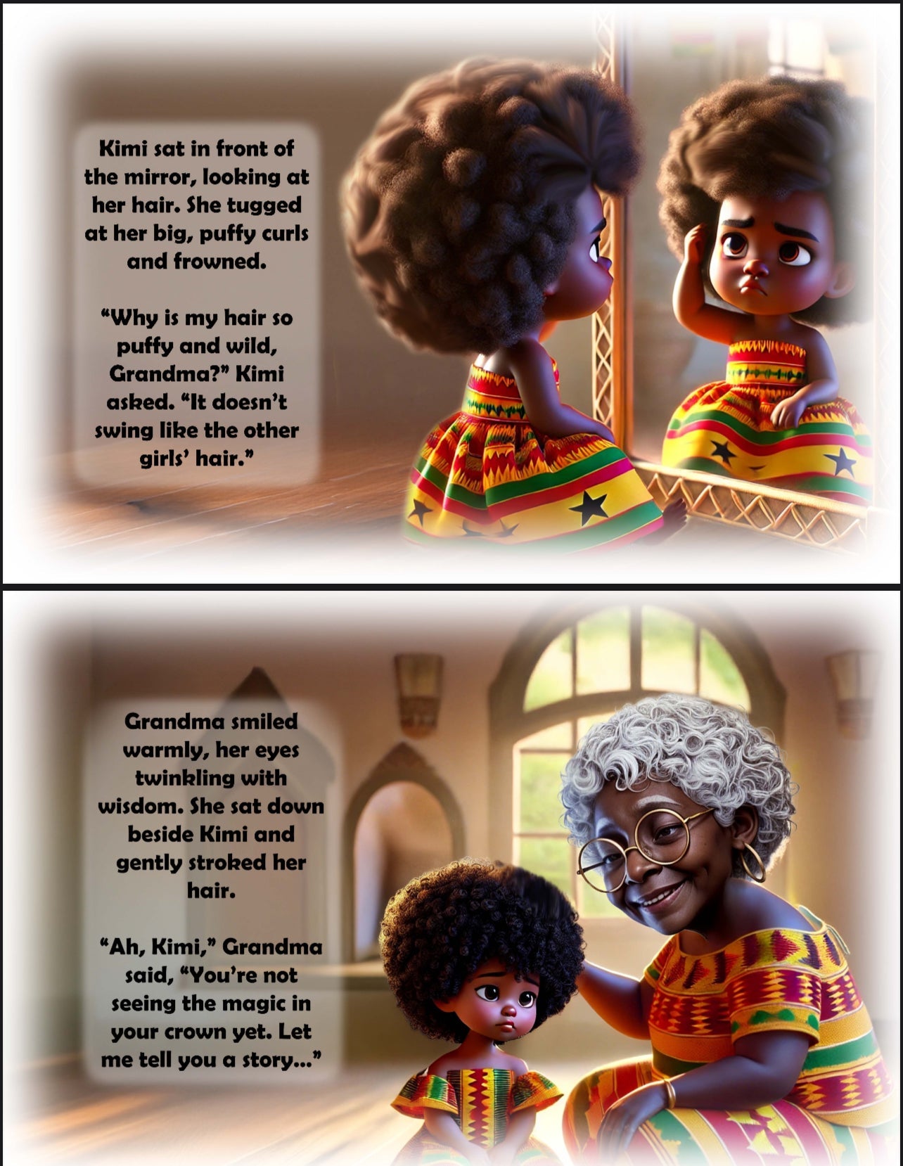KIMMI’S CROWN-A Story About Loving Your Kinky Hair KhalidaNaturals