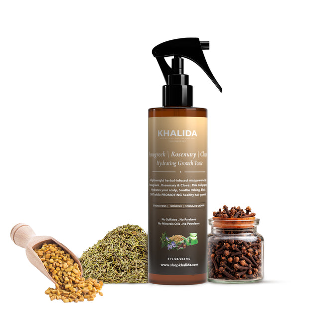 Fenugreek, Rosemary & Clove Hydrating  Tonic KhalidaNaturals