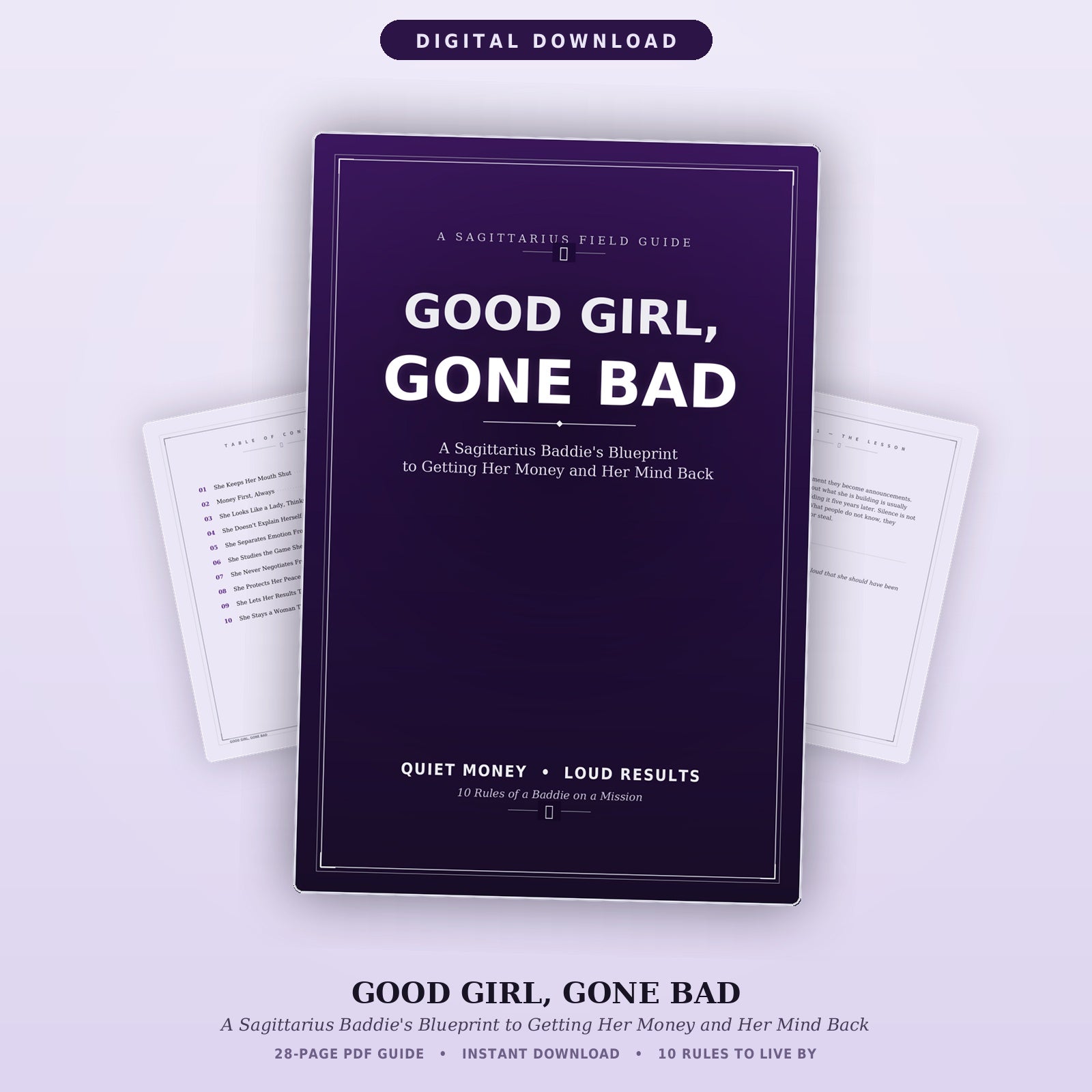 Good Girl, GONE BAD ( E-Book) KhalidaNaturals